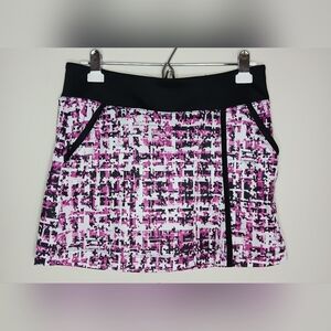 Grand Slam Performance Athletic Pink and Black Skort